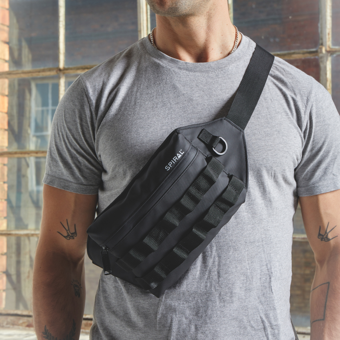 Black Summit Crossbody Bag