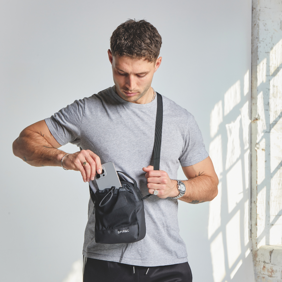 Black Commuter Shoulder Bag