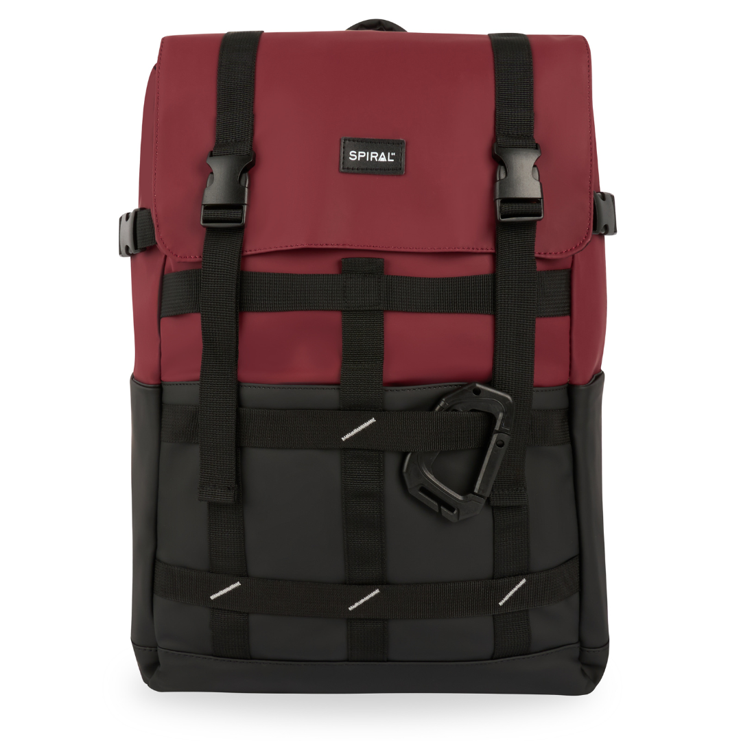 Burgundy-Black 27L Explorer Deluxe Backpack