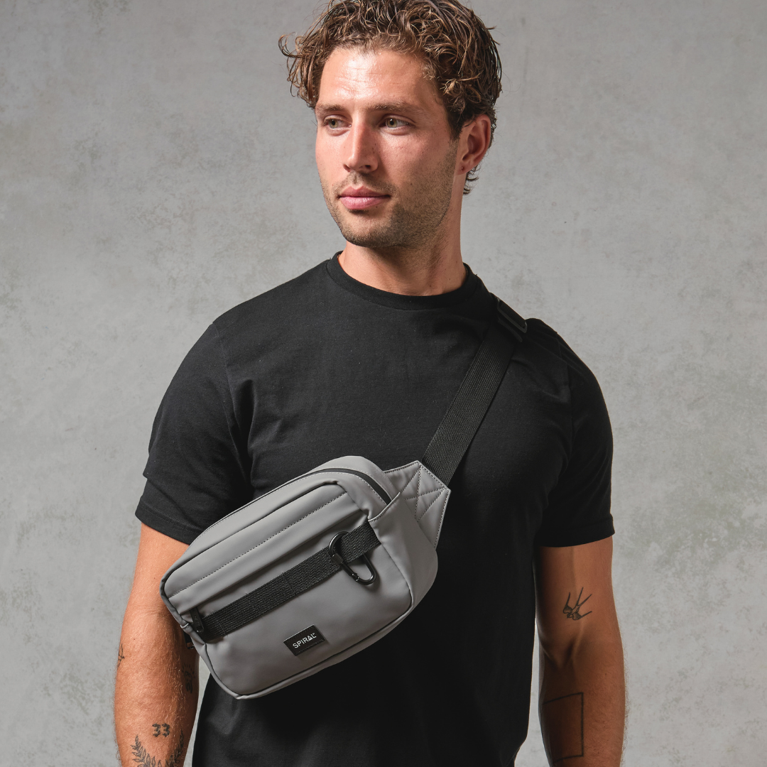 Dark Grey Trail Crossbody Bag
