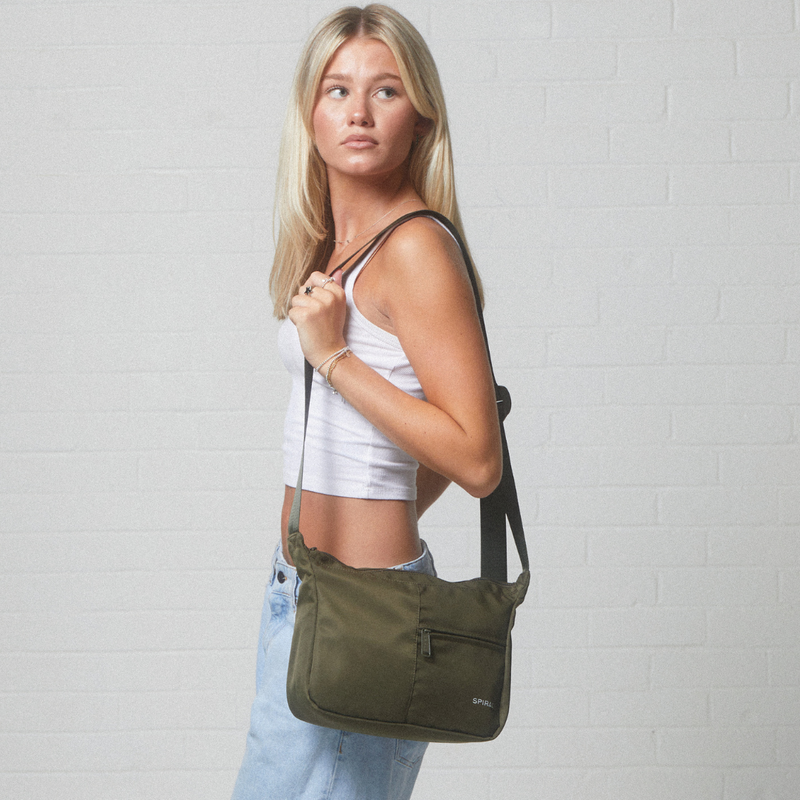 Olive Cali Satchel Bag