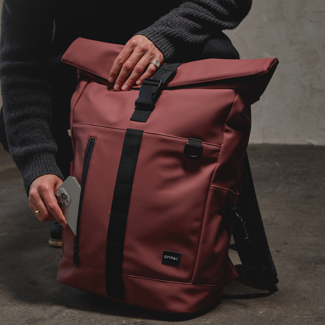 Burgundy 30L Transporter Deluxe Backpack