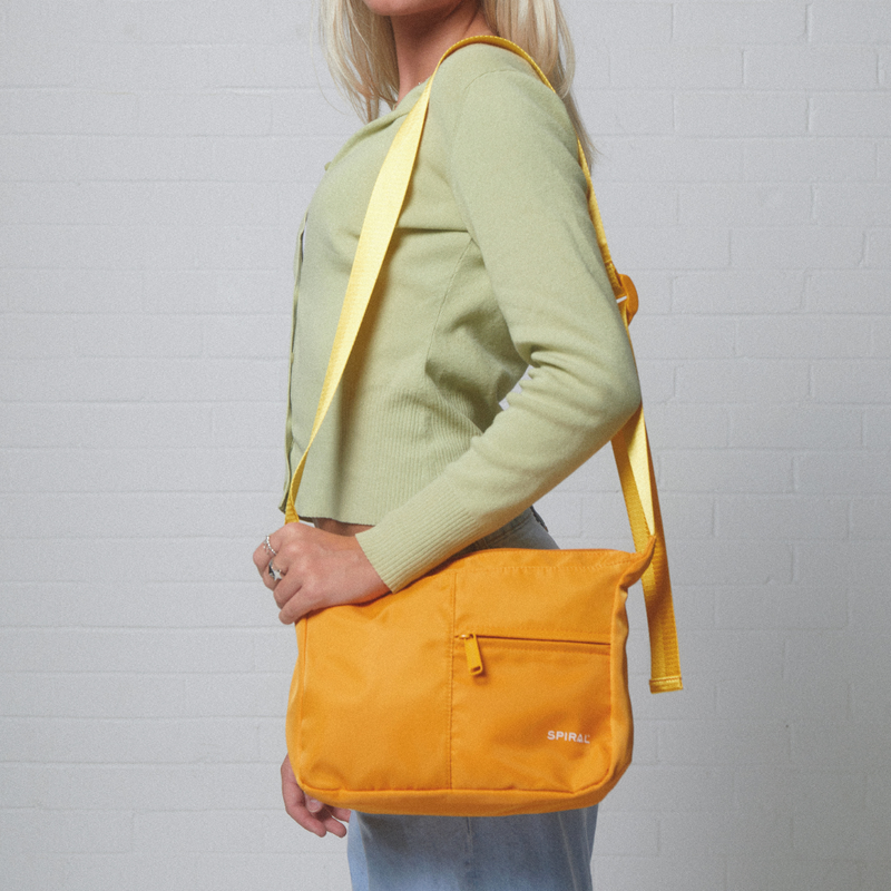 Mustard Cali Satchel Bag