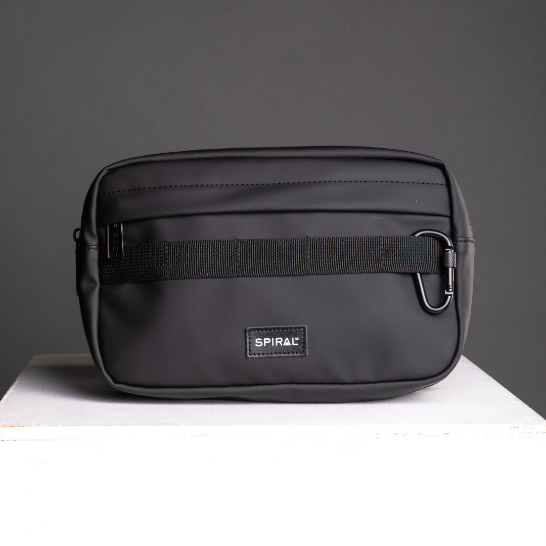 Black Trail Crossbody Bag