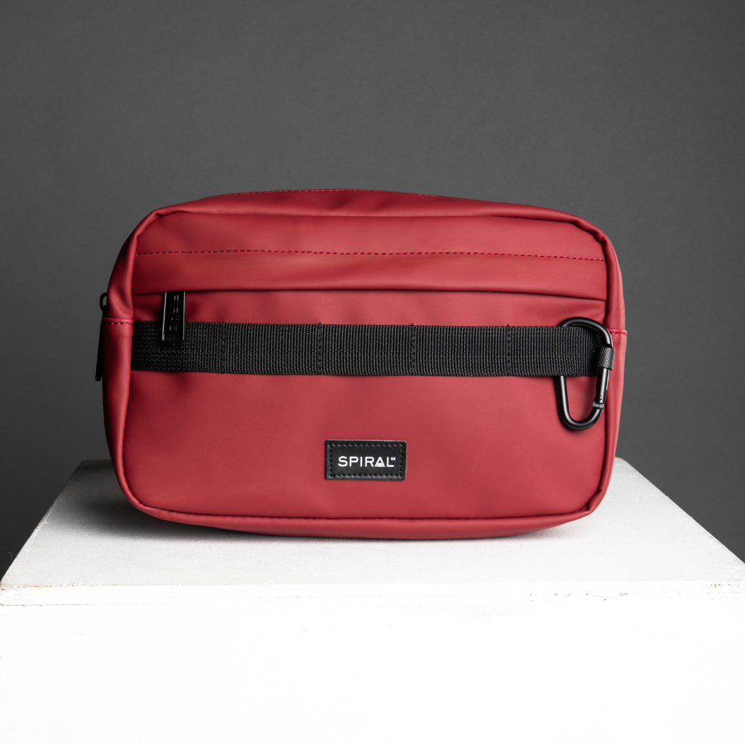 Deep Burgundy Trail Crossbody Bag