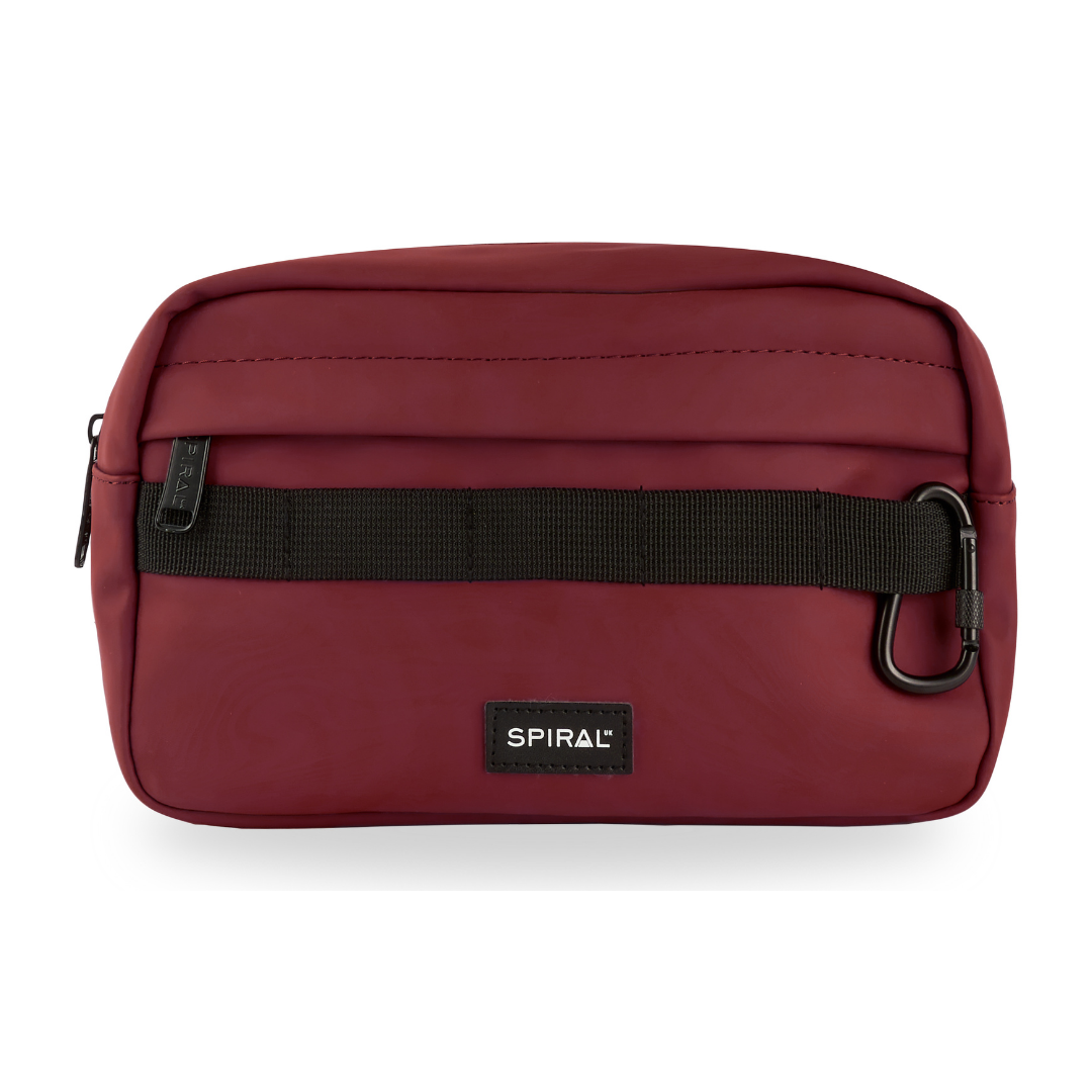 Deep Burgundy Trail Crossbody Bag