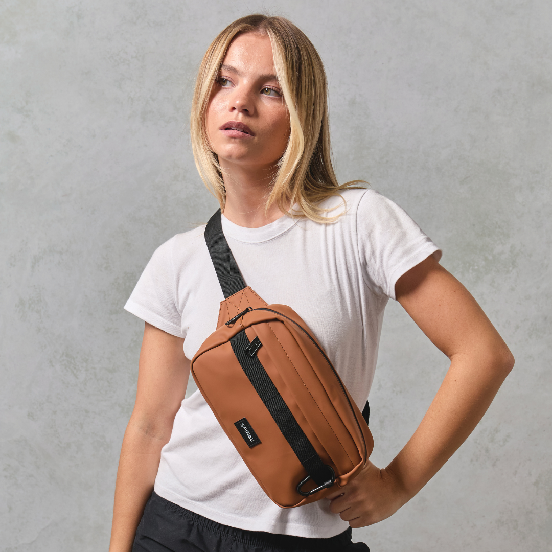 Caramel Trail Crossbody Bag