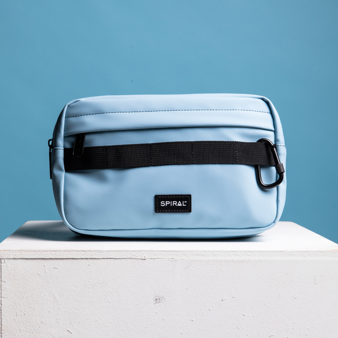 Mist Blue Trail Crossbody Bag