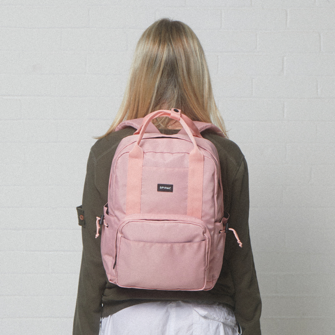 Pink waterproof backpack sales