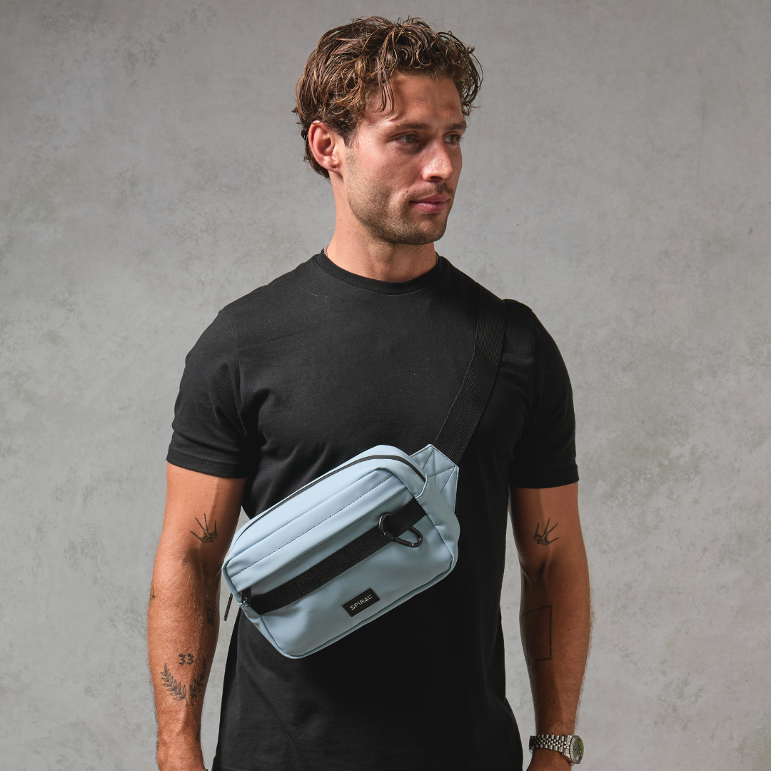 Mist Blue Trail Crossbody Bag