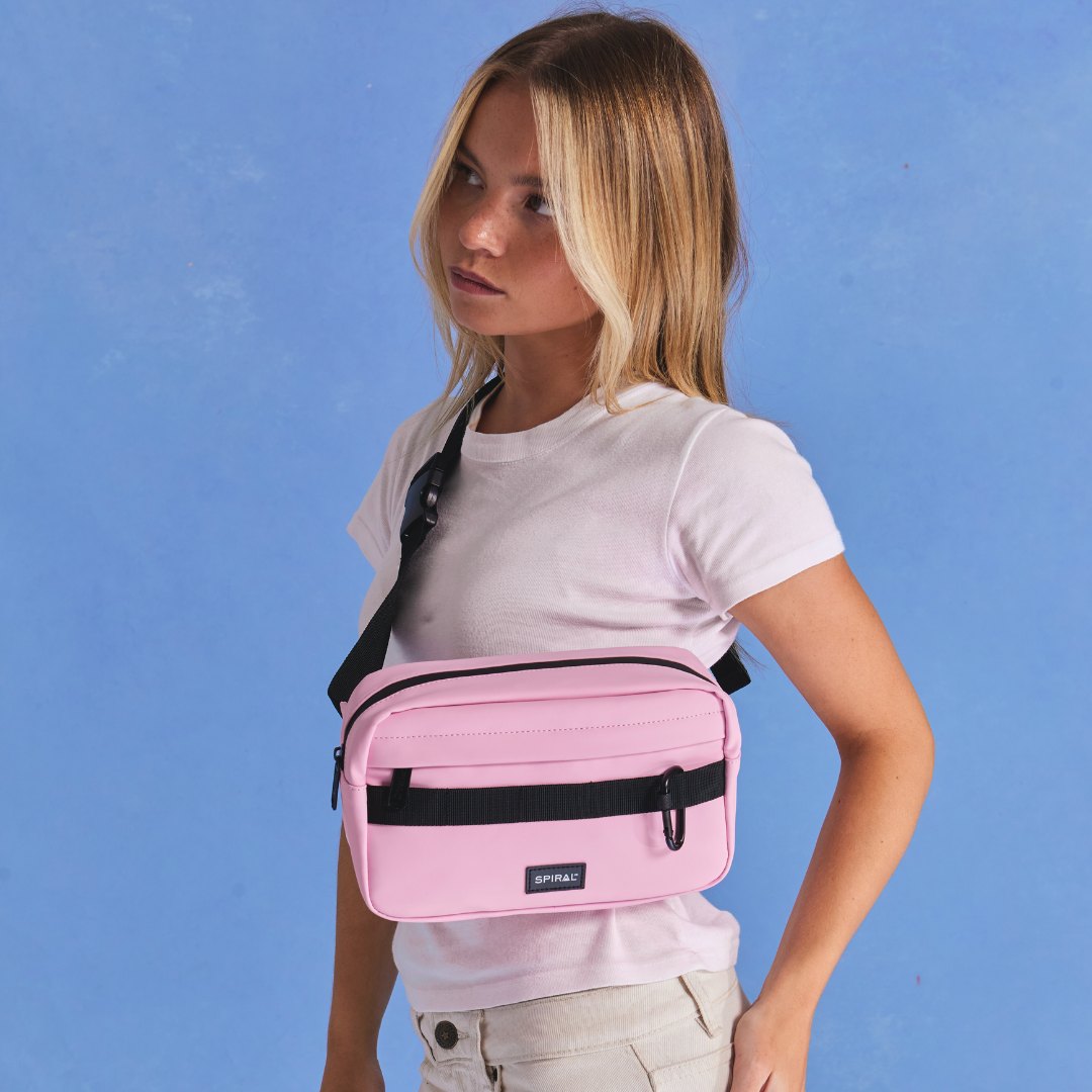 Pink Trail Crossbody Bag