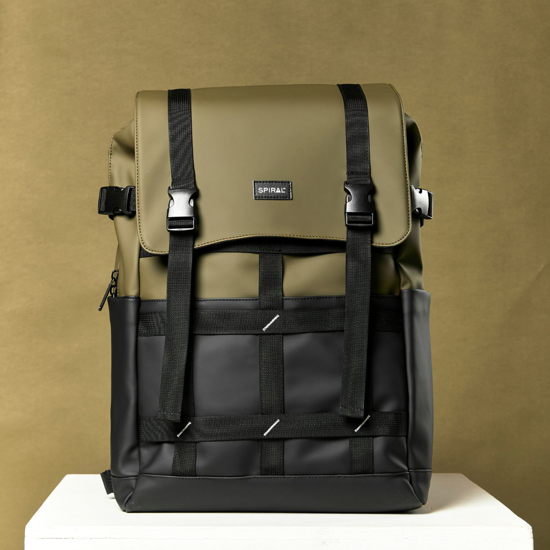 Olive-Black 27L Explorer Deluxe Backpack