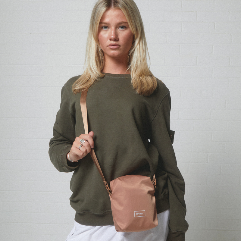 Sand Arlo Shoulder Bag