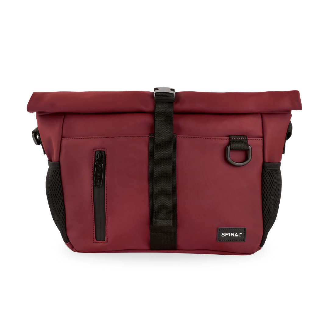 Deep Burgundy Traveller Deluxe Messenger Bag