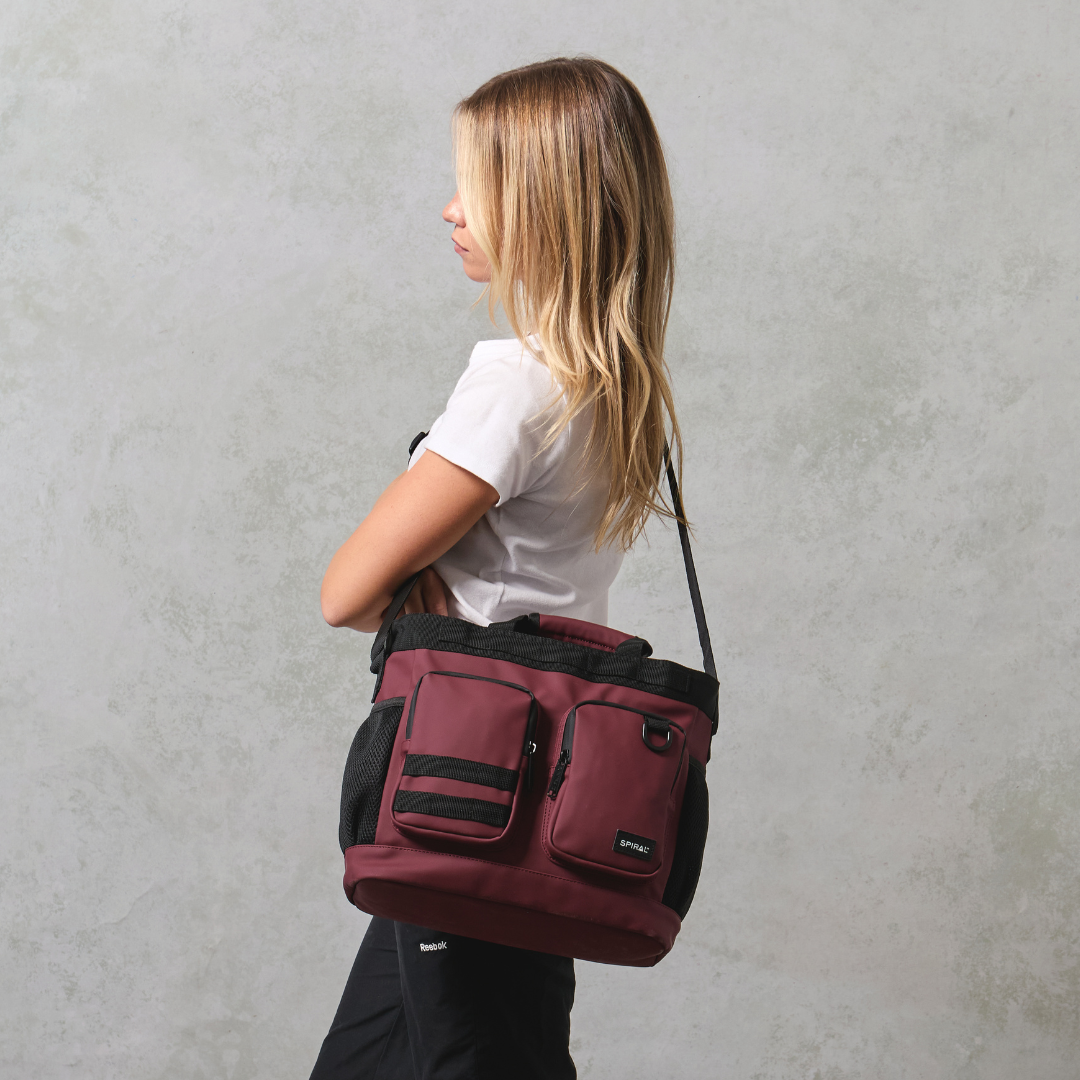 Deep Burgundy Horizon Deluxe Messenger Bag