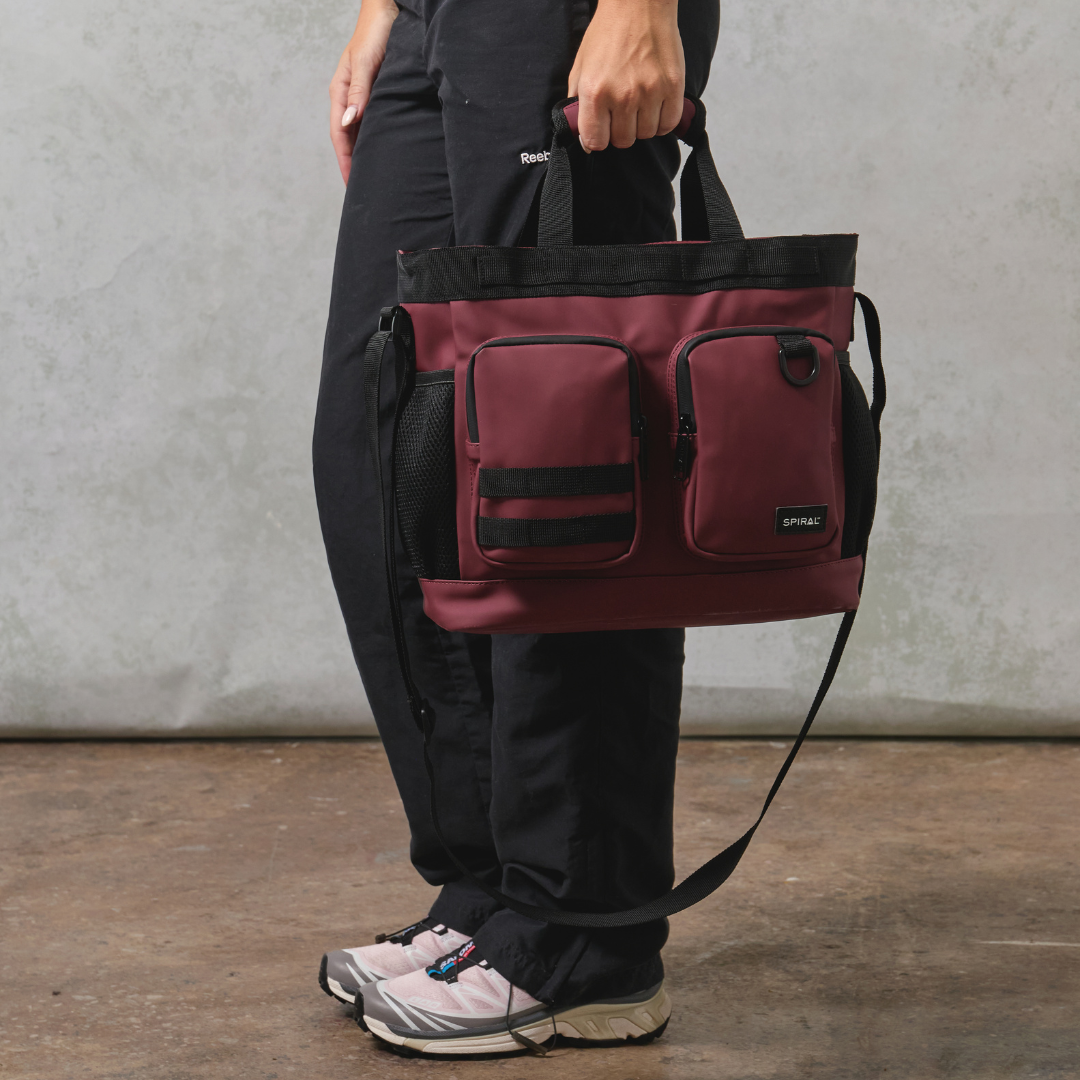Deep Burgundy Horizon Deluxe Messenger Bag