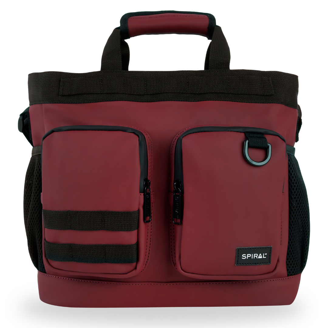 Deep Burgundy Horizon Deluxe Messenger Bag