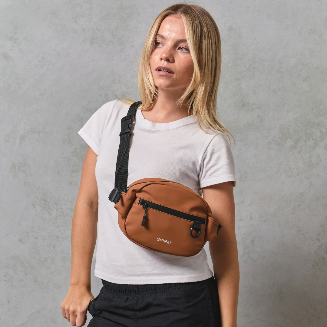 Caramel Explorer Crossbody Bag