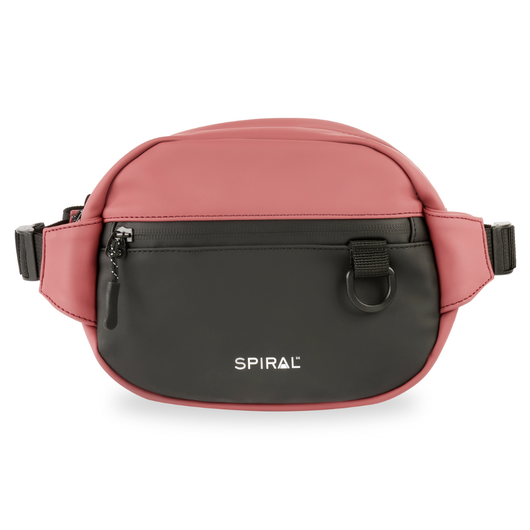 Burgundy-Black Explorer Crossbody Bag