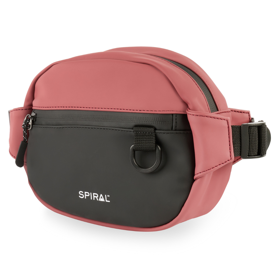 Burgundy-Black Explorer Crossbody Bag