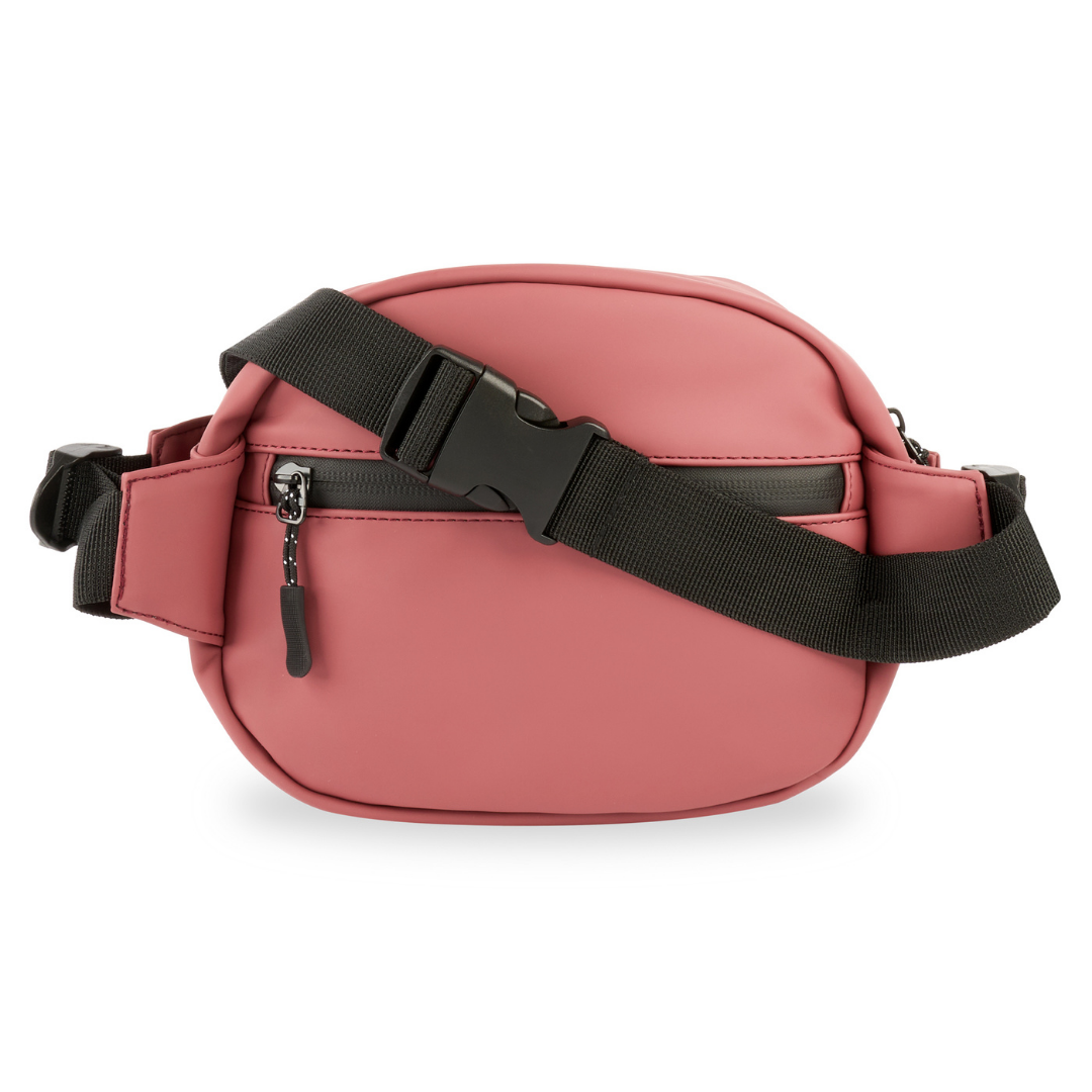 Burgundy-Black Explorer Crossbody Bag