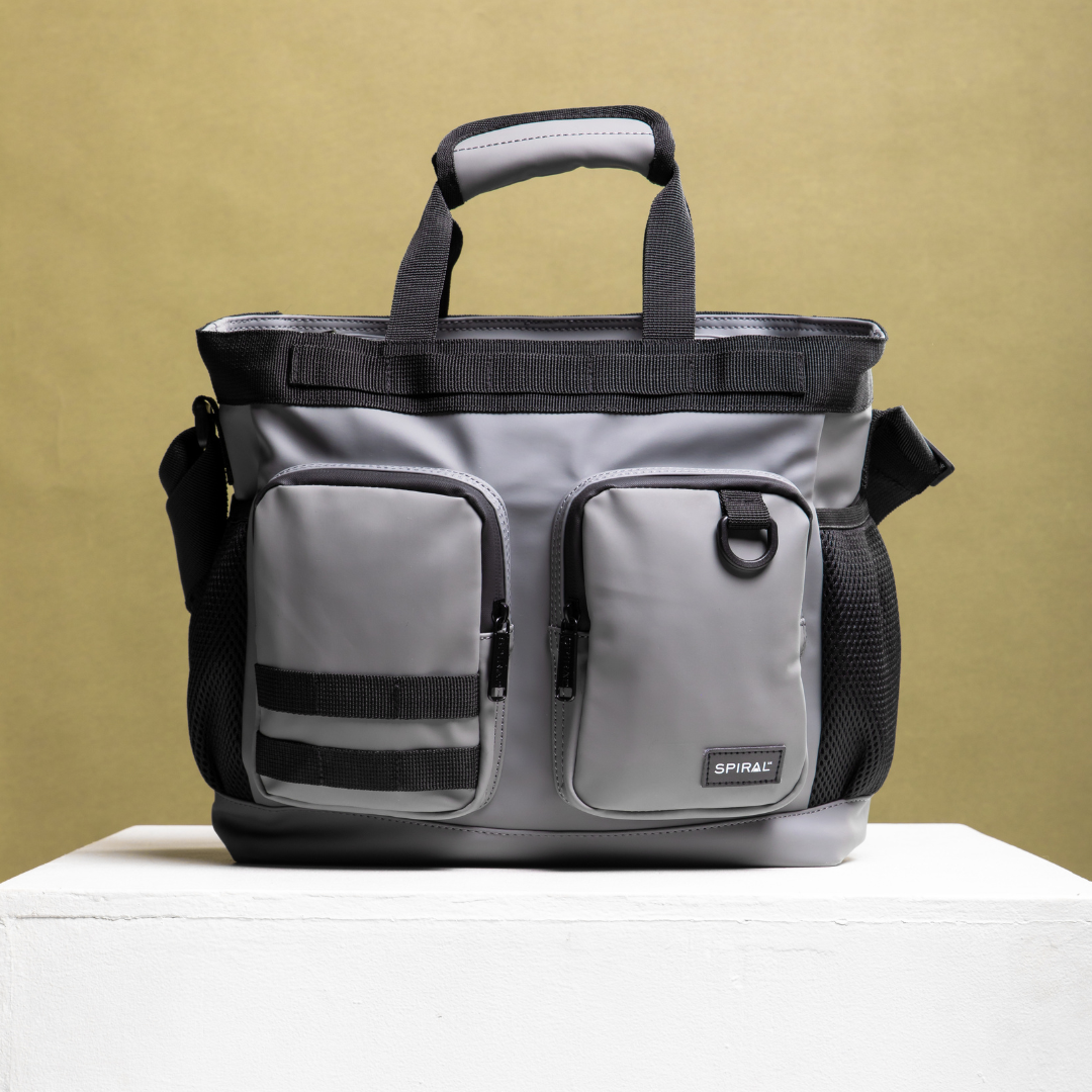 Dark Grey Horizon Deluxe Messenger Bag
