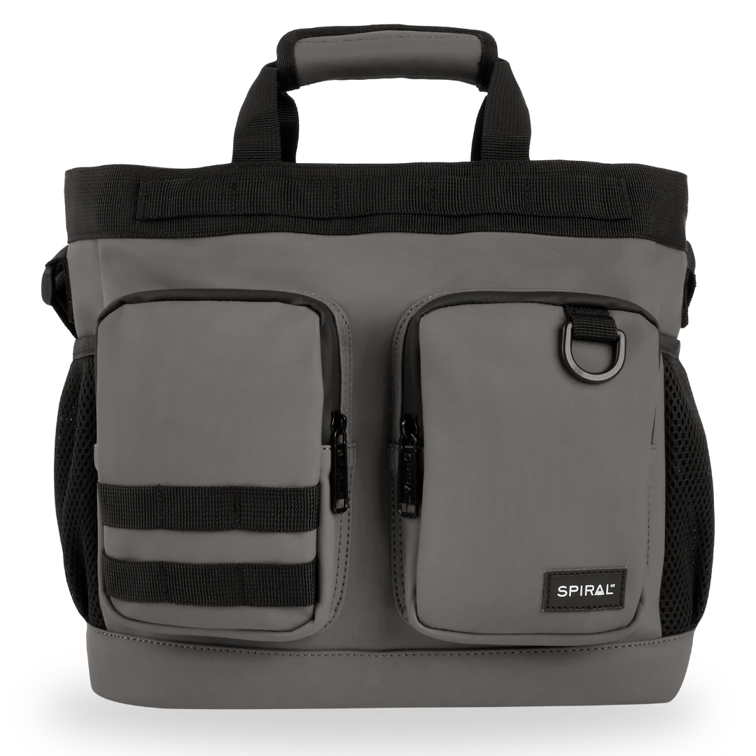 Dark Grey Horizon Deluxe Messenger Bag
