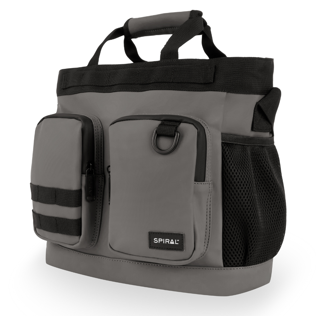 Dark Grey Horizon Deluxe Messenger Bag
