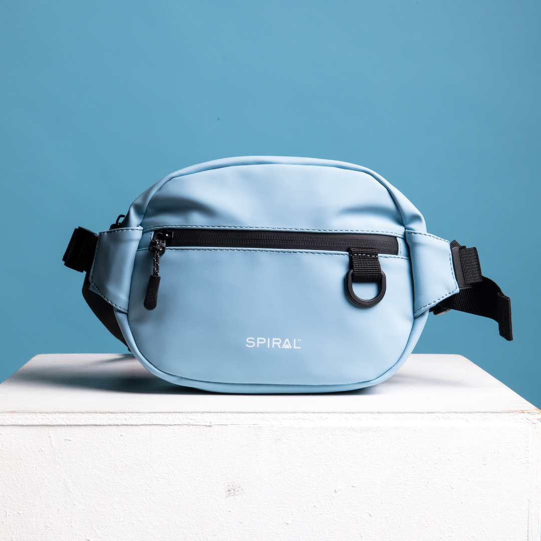 Mist Blue Explorer Crossbody Bag