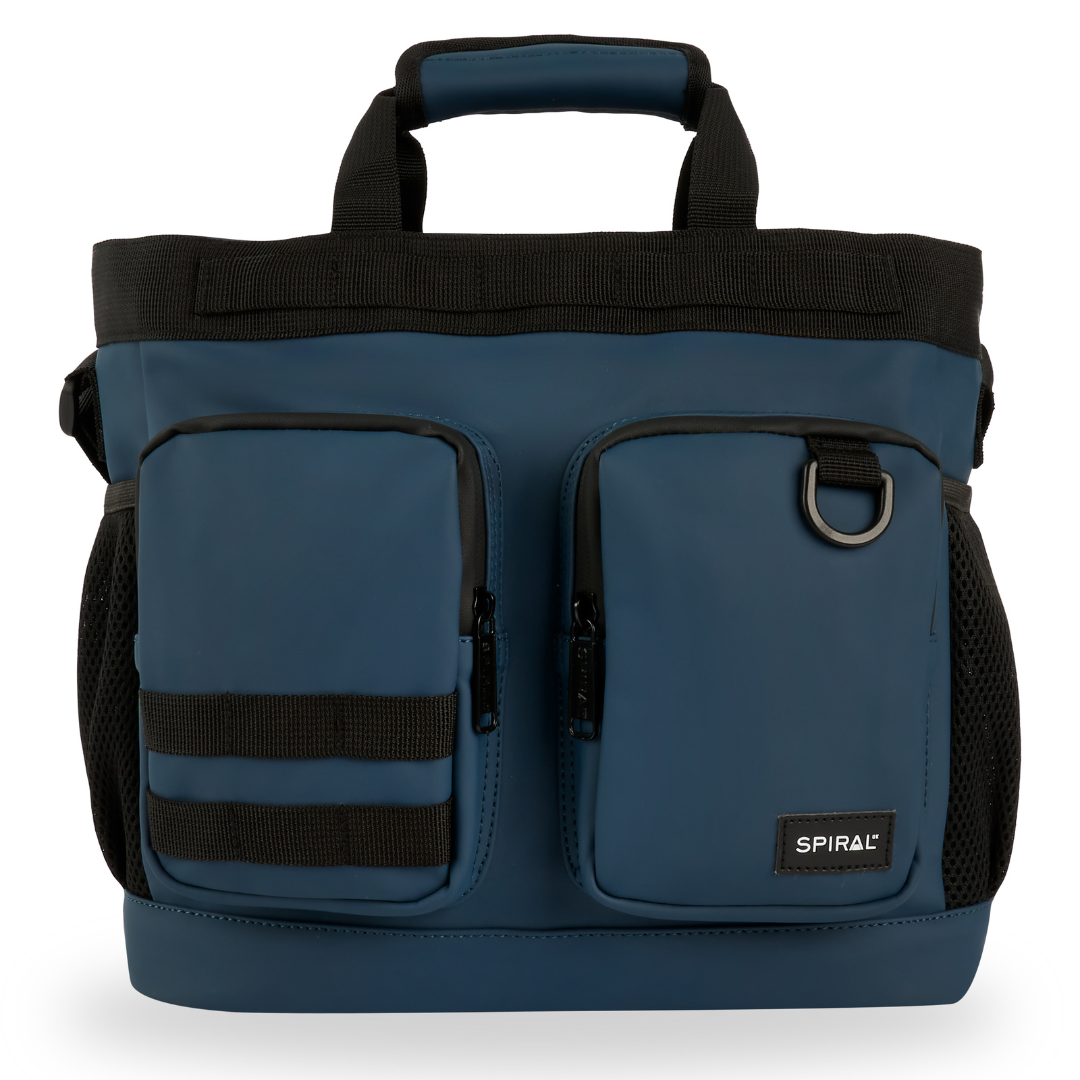 Navy Horizon Deluxe Messenger Bag