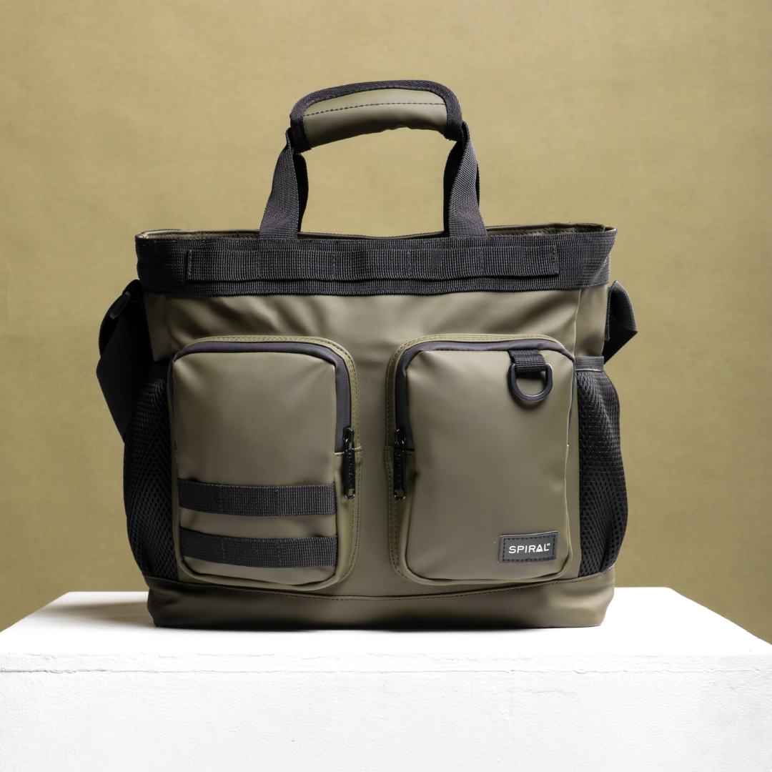 Olive Horizon Deluxe Messenger Bag