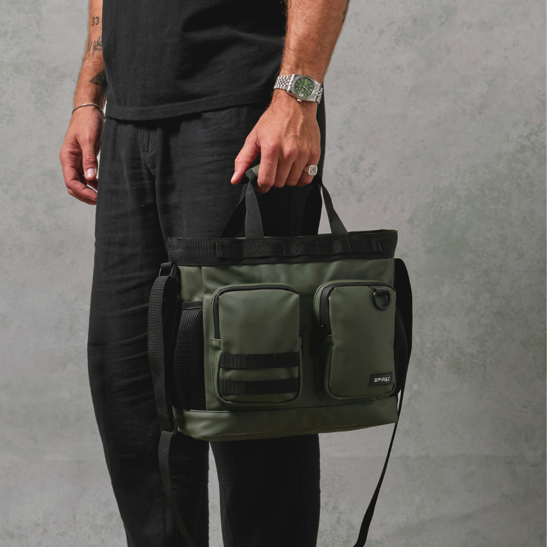 Olive Horizon Deluxe Messenger Bag