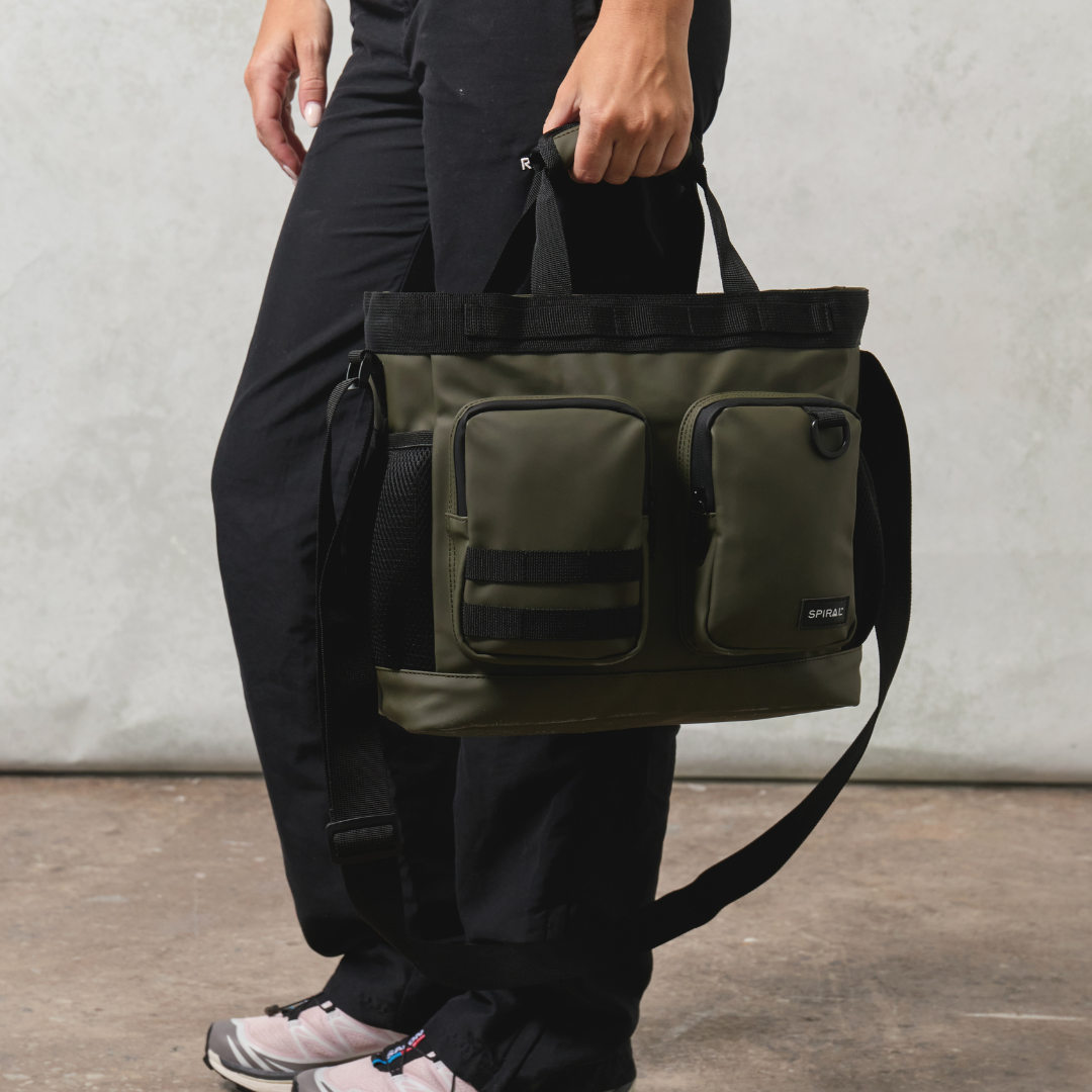 Olive Horizon Deluxe Messenger Bag