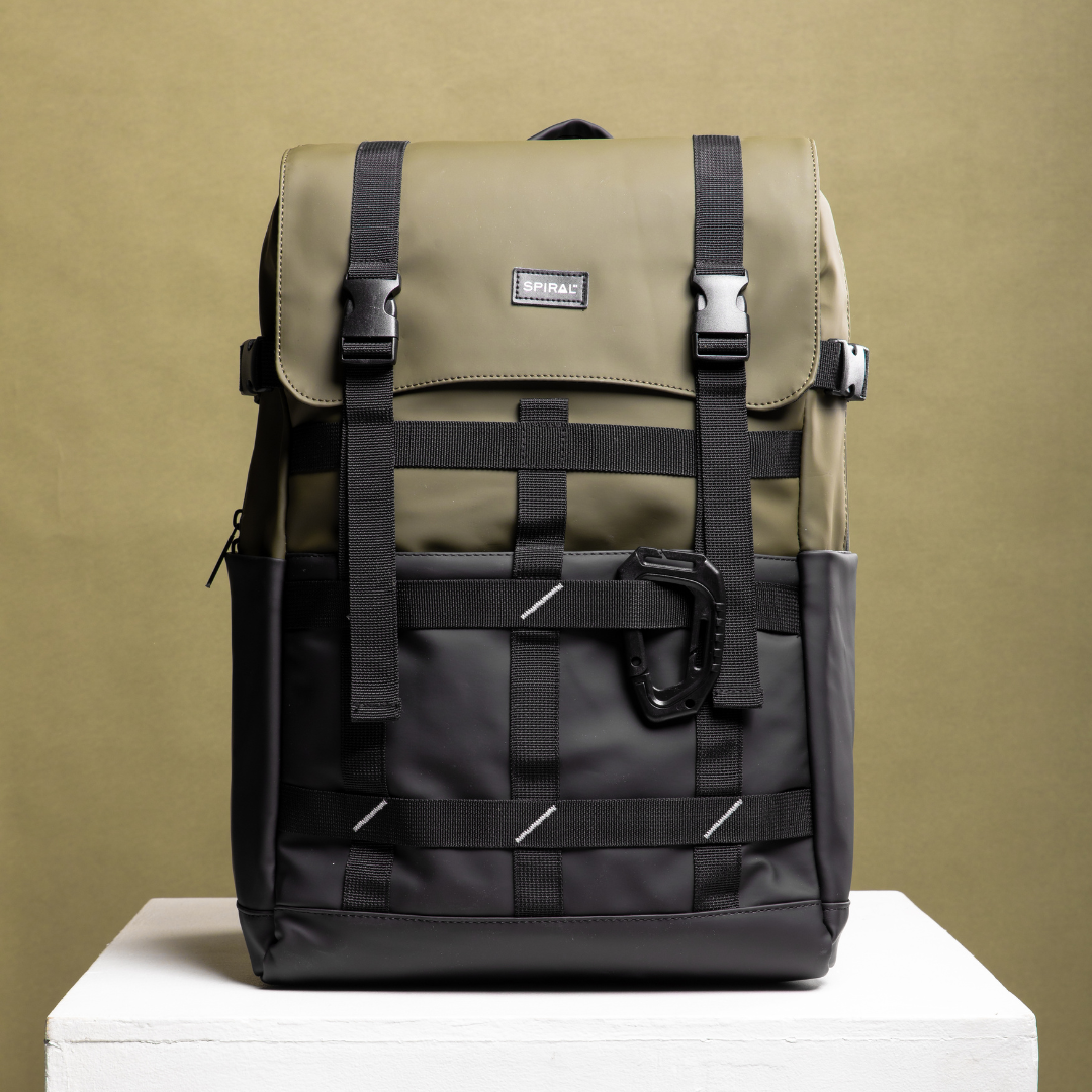 Olive-Black 27L Explorer Deluxe Backpack