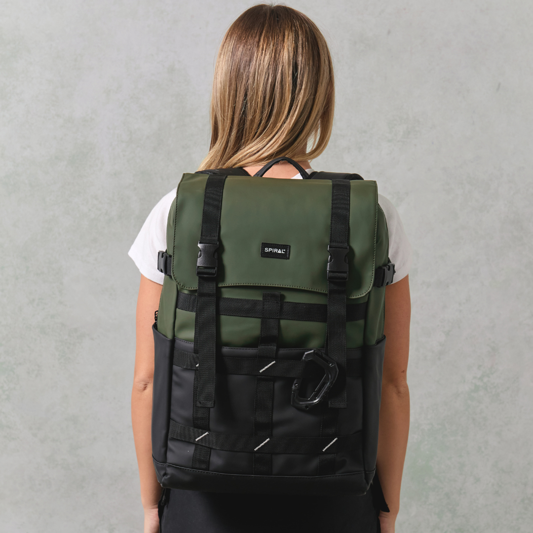 Olive-Black 27L Explorer Deluxe Backpack