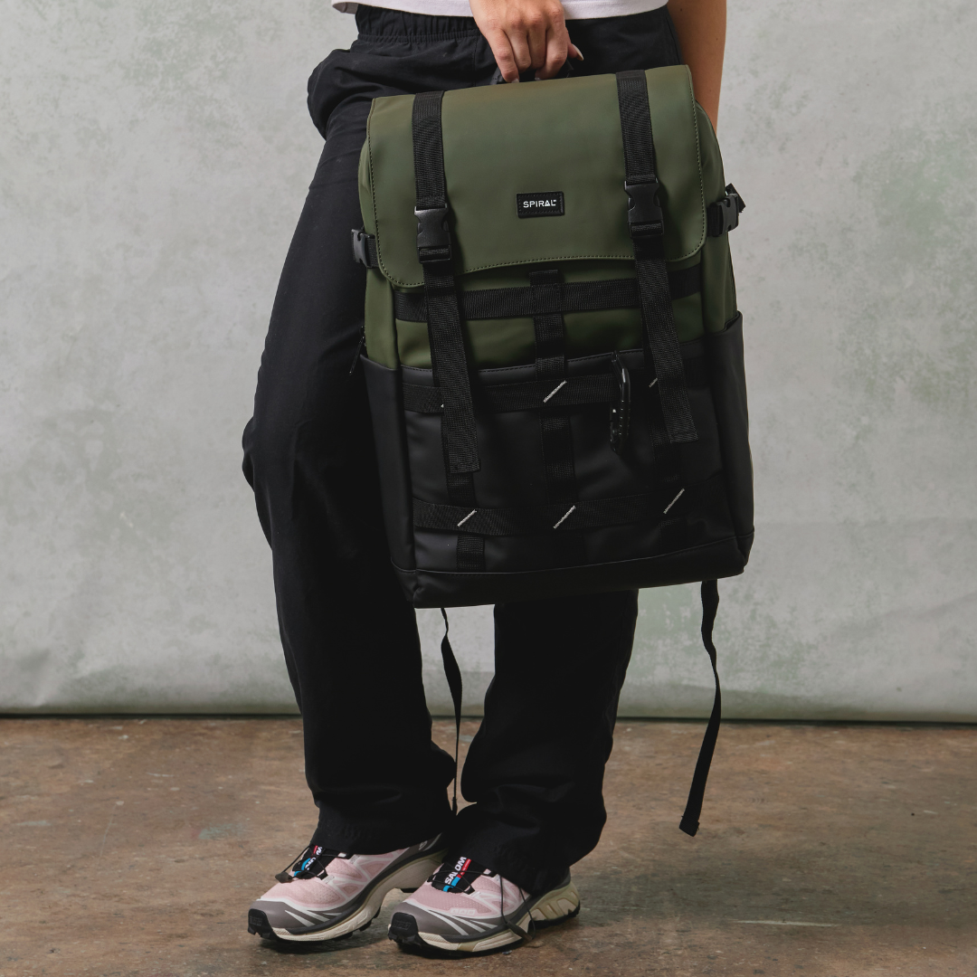 Olive-Black 27L Explorer Deluxe Backpack