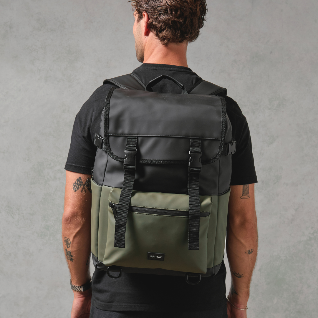 Olive-Black 30L Porter Backpack