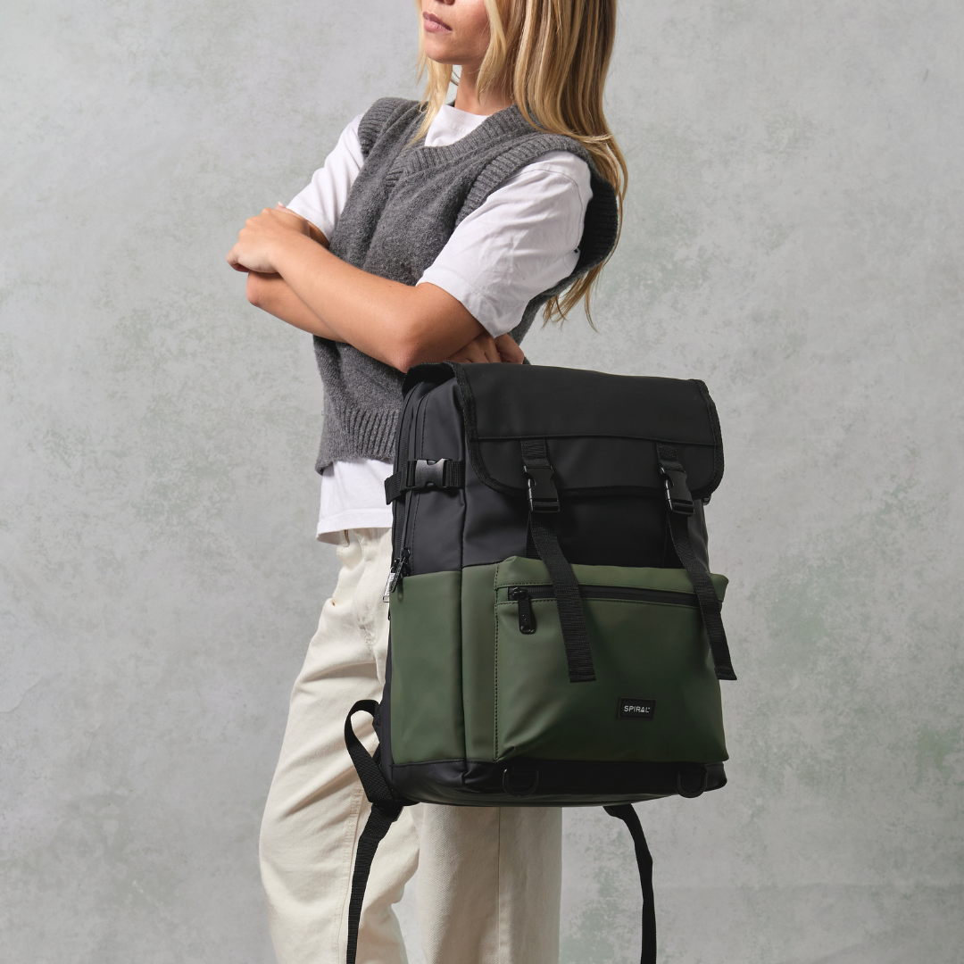 Olive-Black 30L Porter Backpack