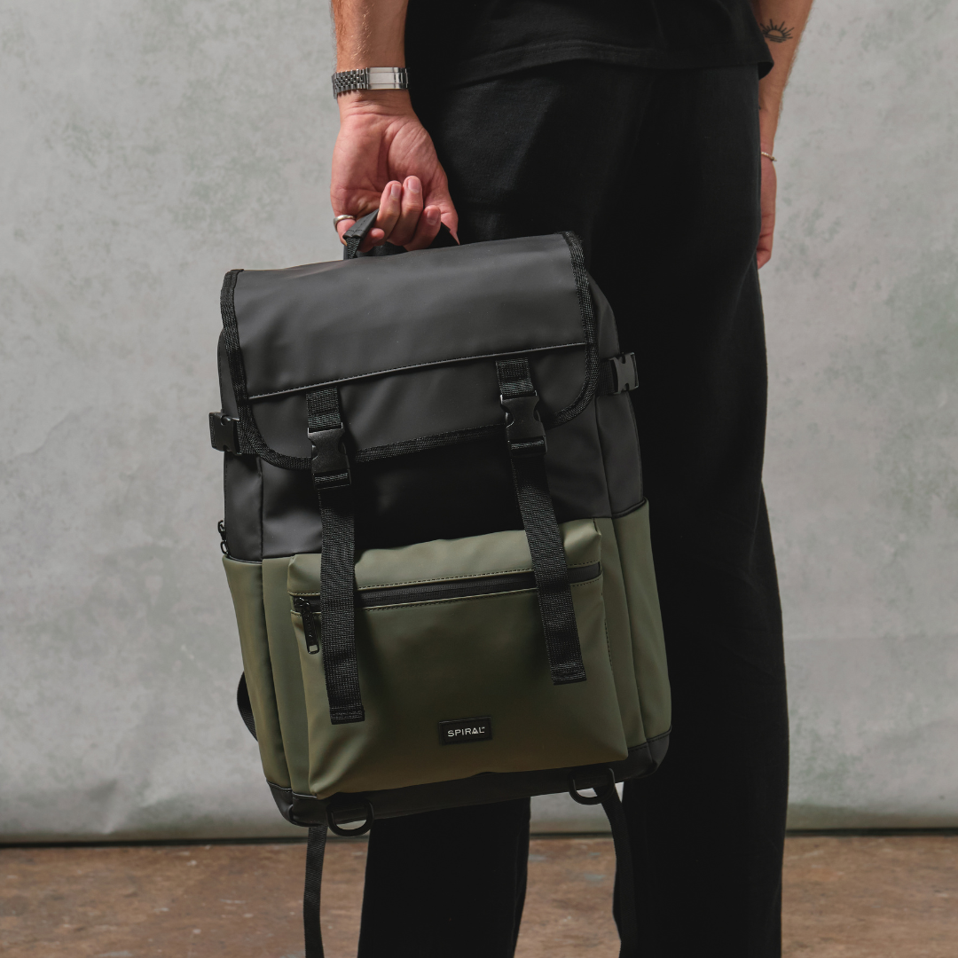 Olive-Black 30L Porter Backpack