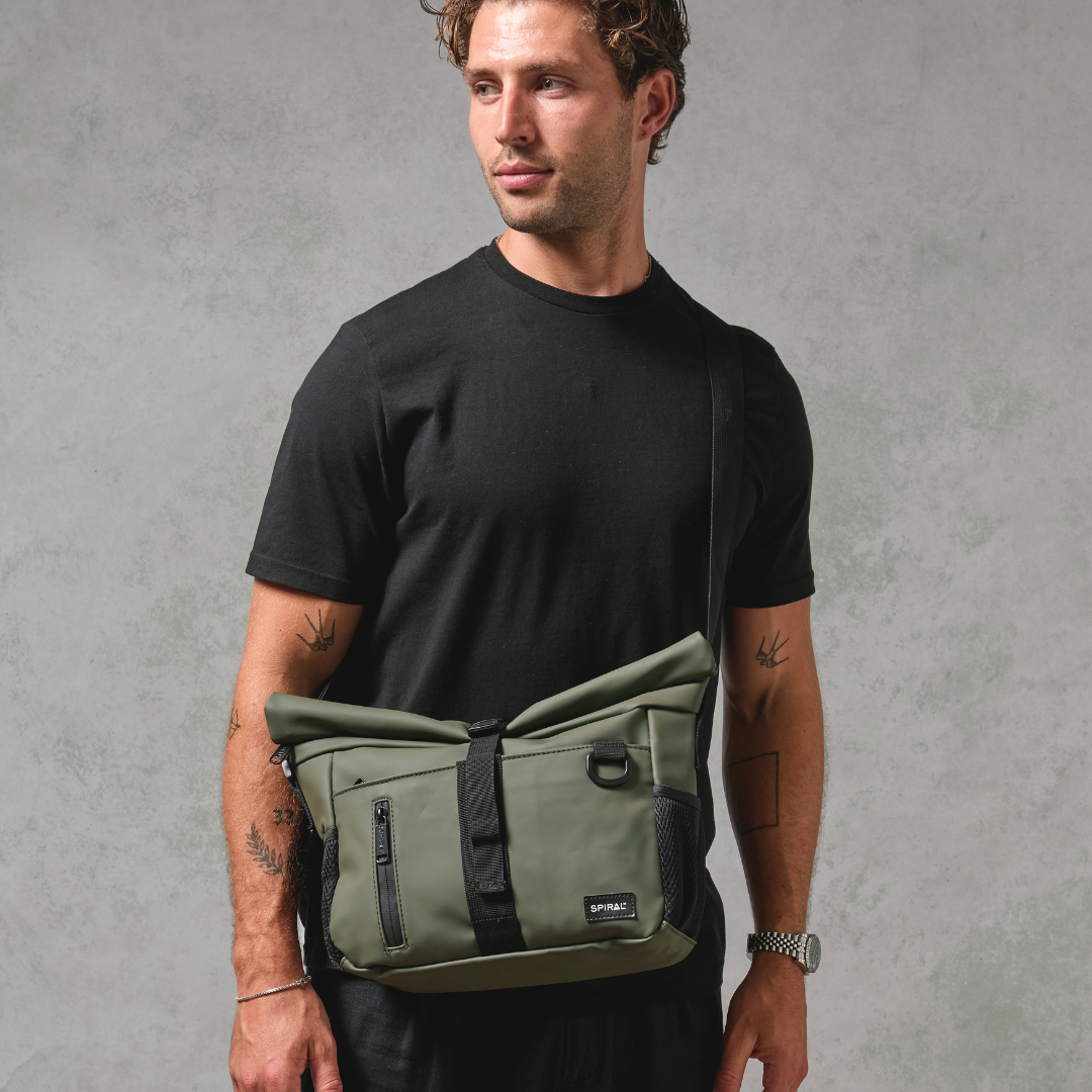 Olive Traveller Deluxe Messenger Bag